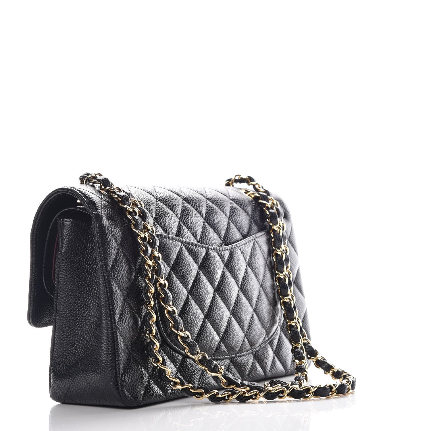 Chanel Caviar Quilted Medium Double Flap Black 3 of 11