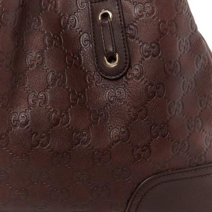 Gucci Guccissima Medium Princy Tote Dark Brown 9 of 11