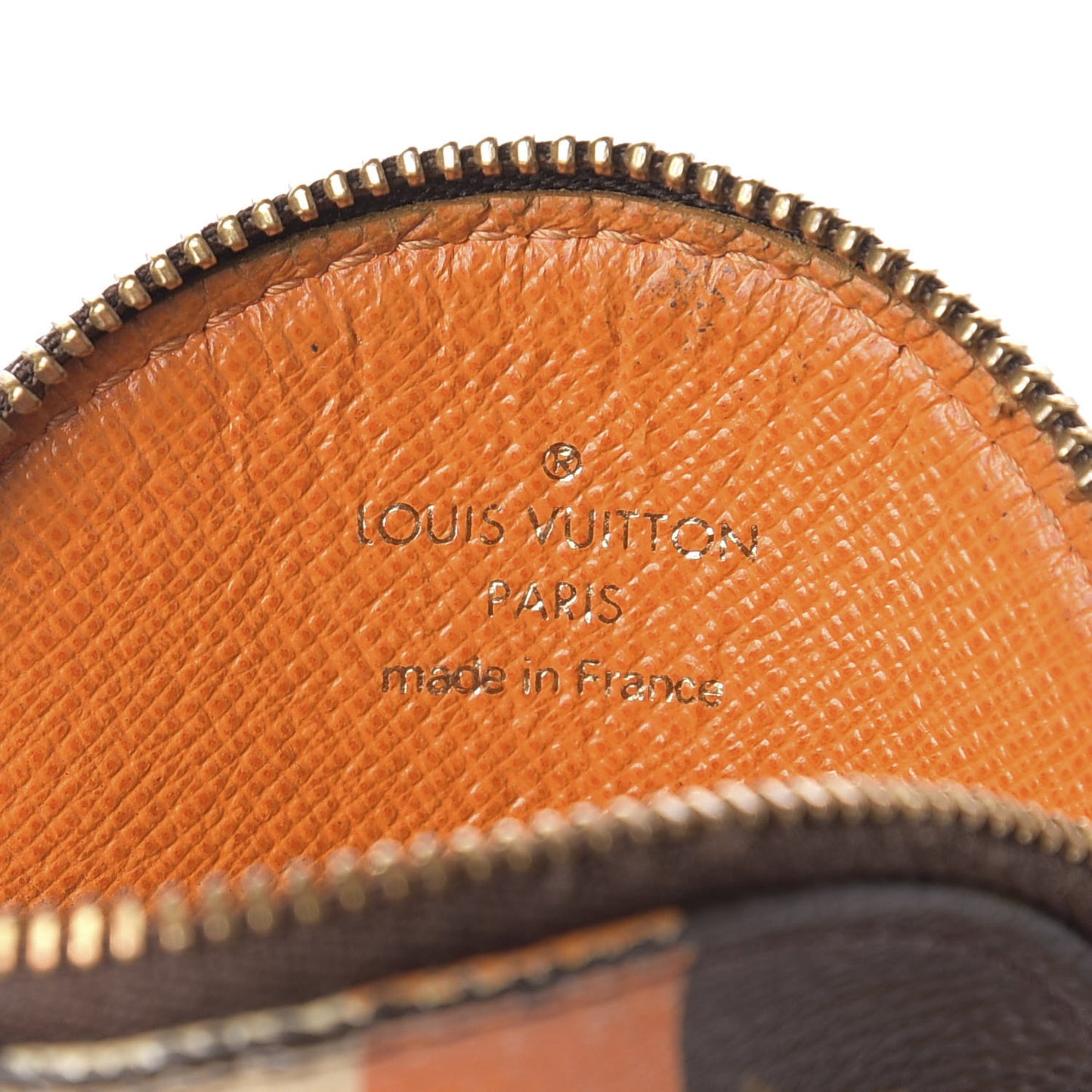 Monogram Groom Round Coin Purse