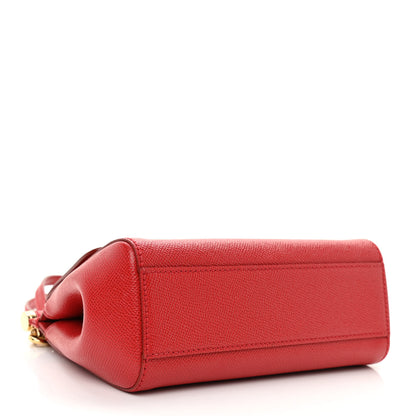 Dolce & Gabbana Dauphine Small Miss Sicily Satchel Red 4 of 7