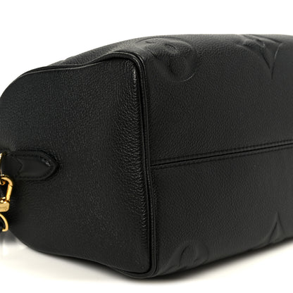 Louis Vuitton Empreinte Monogram Giant Speedy Bandouliere 25 Black 8 of 9