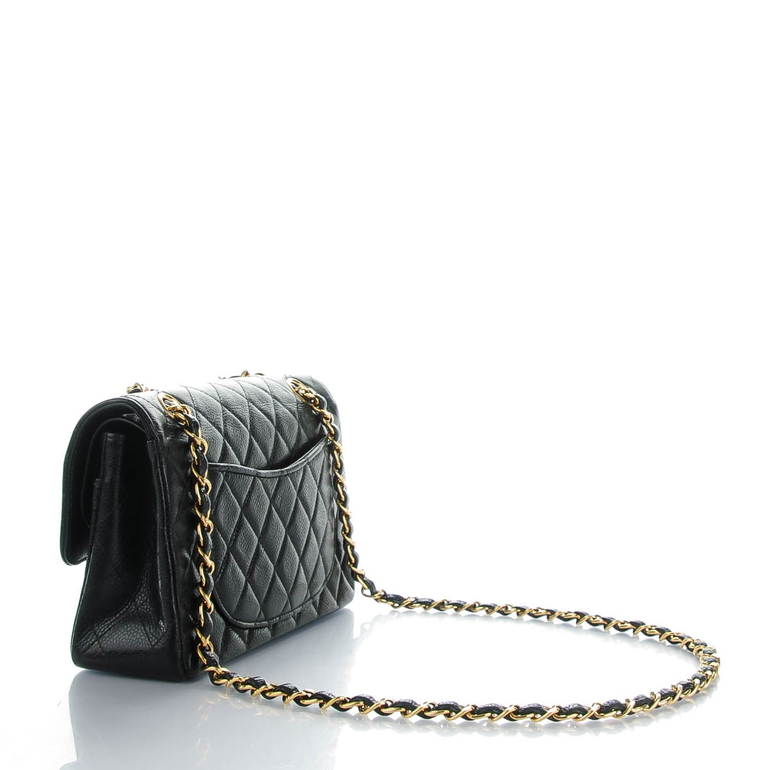 Chanel Caviar Quilted Small Double Flap Black 3 of 8
