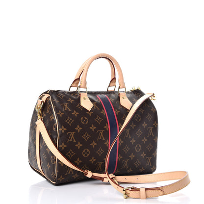 Louis Vuitton Monogram My LV Heritage Speedy Bandouliere 30 Marine Fuchsia 4 of 12