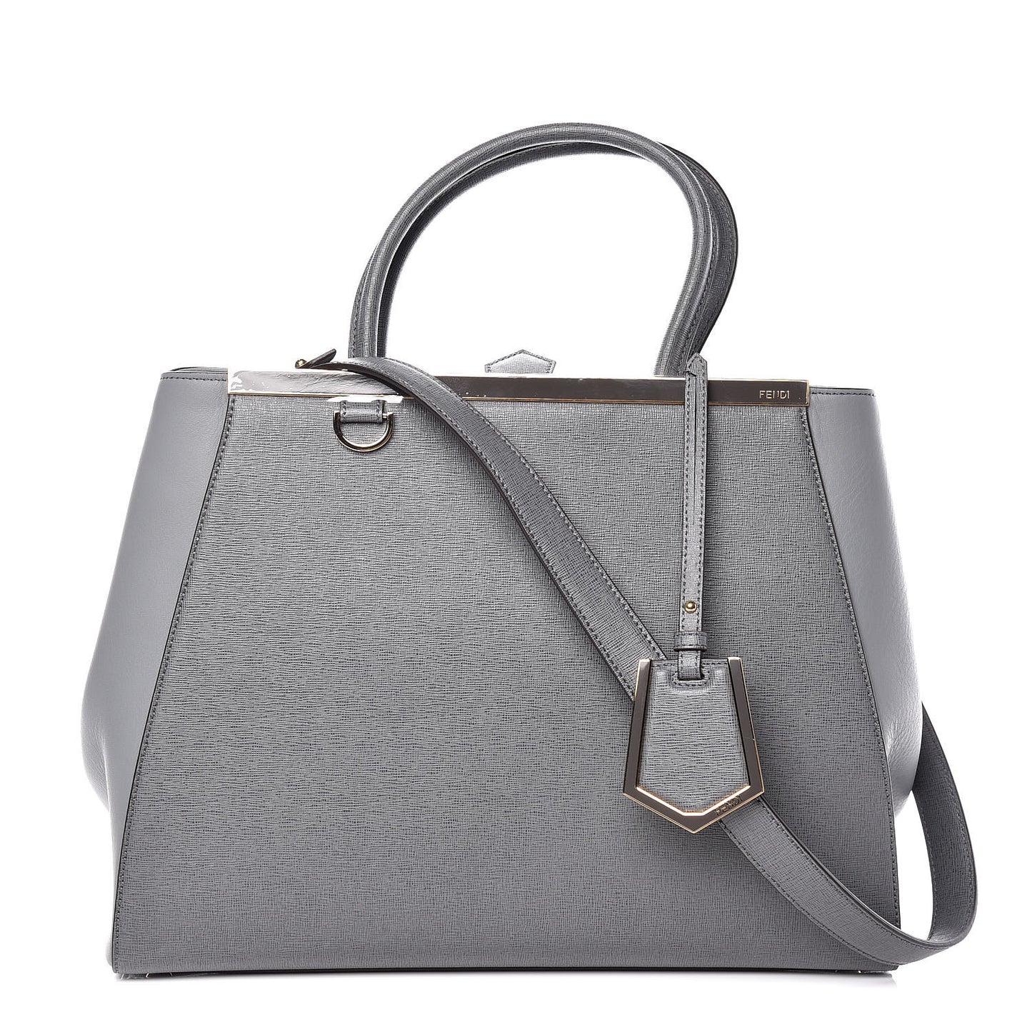 Vitello Elite Flamingo Regular 2Jours Tote Grigio Grigio Chiaro