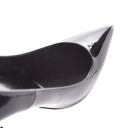 Saint Laurent Patent Calfskin Opyum 110 Pumps 40 Black Blue 13 of 15