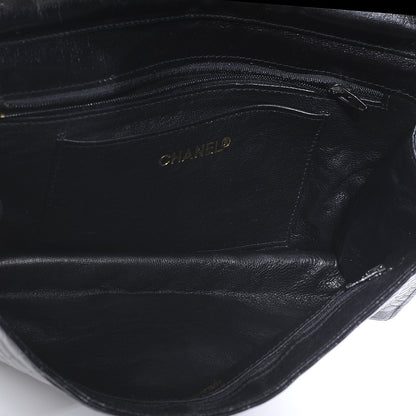 Chanel Shiny Crocodile Medium Single Flap Black 7 of 8
