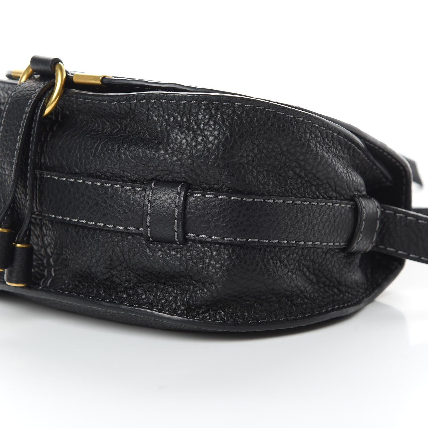 Chloe Calfskin Mini Marcie Round Crossbody Bag Black 11 of 12