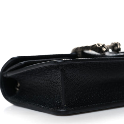 Gucci Jacquard Black Denim GG Monogram Super Mini Dionysus Shoulder Bag Black Ivory 8 of 10