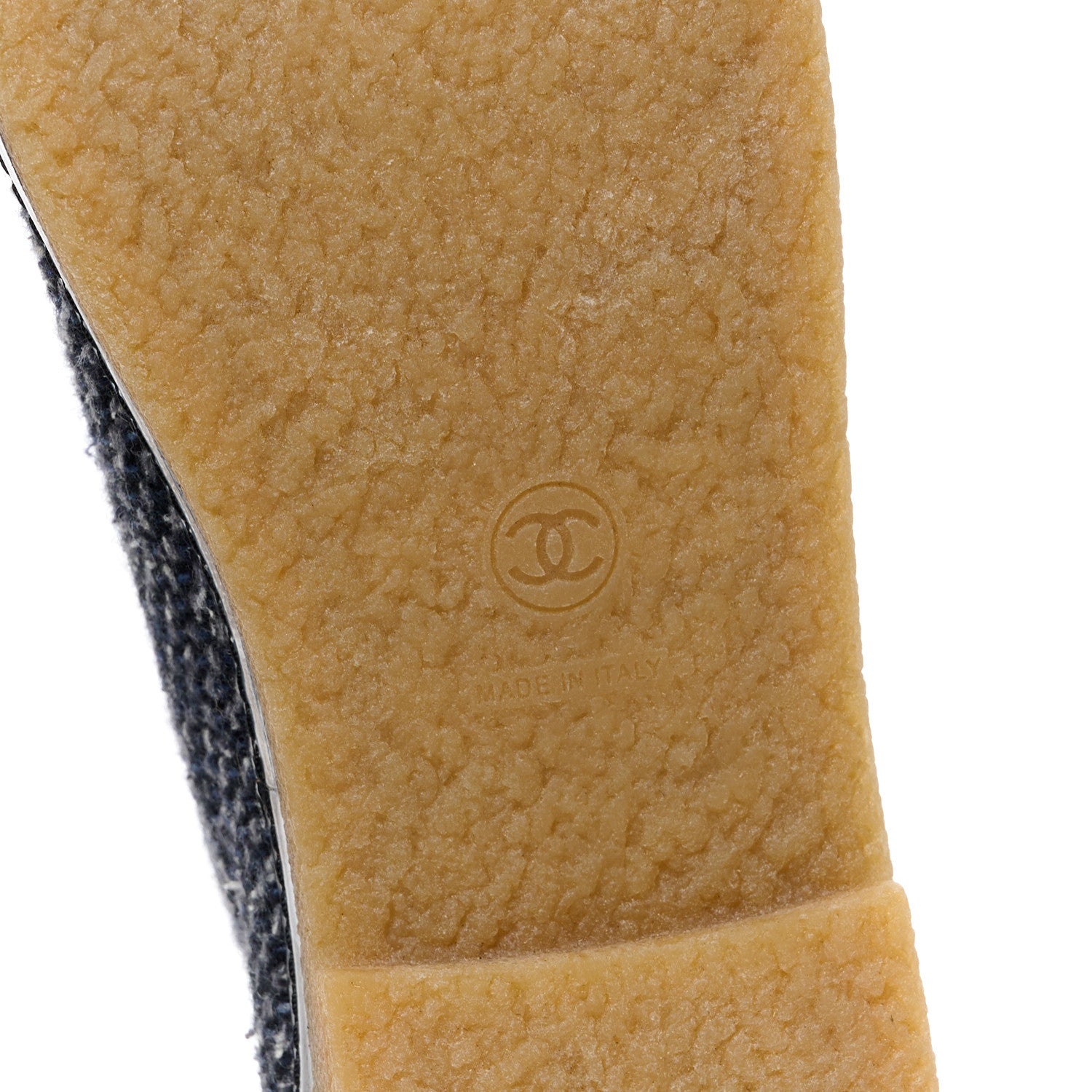 Chanel Tweed Calfskin Patent CC Lace Up Short Boots 38 Black Grey Dark Navy 6 of 9