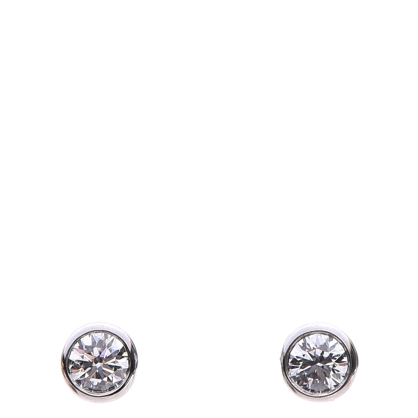 Platinum Diamond .34ctw Elsa Peretti Diamonds By The Yard Earrings
