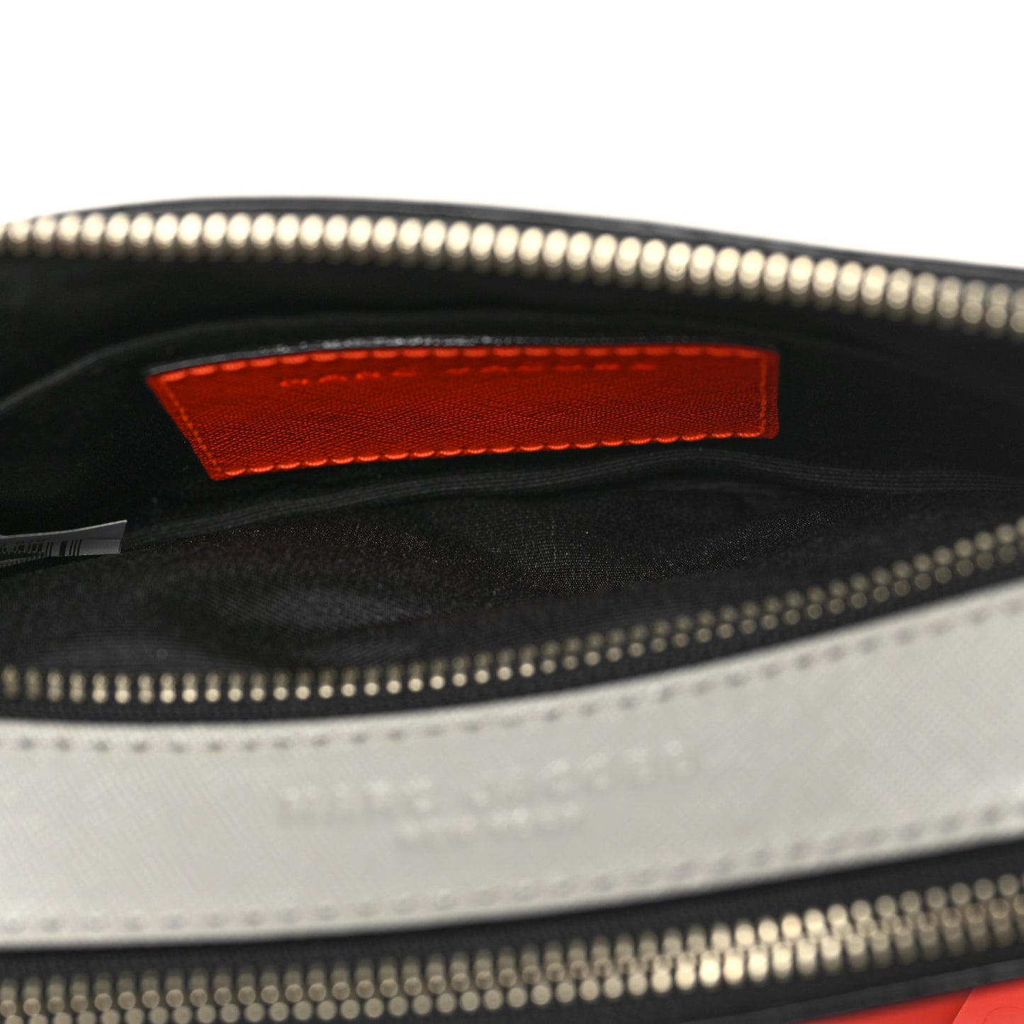 Saffiano Small Fluoro Snapshot Camera Bag Neon Orange