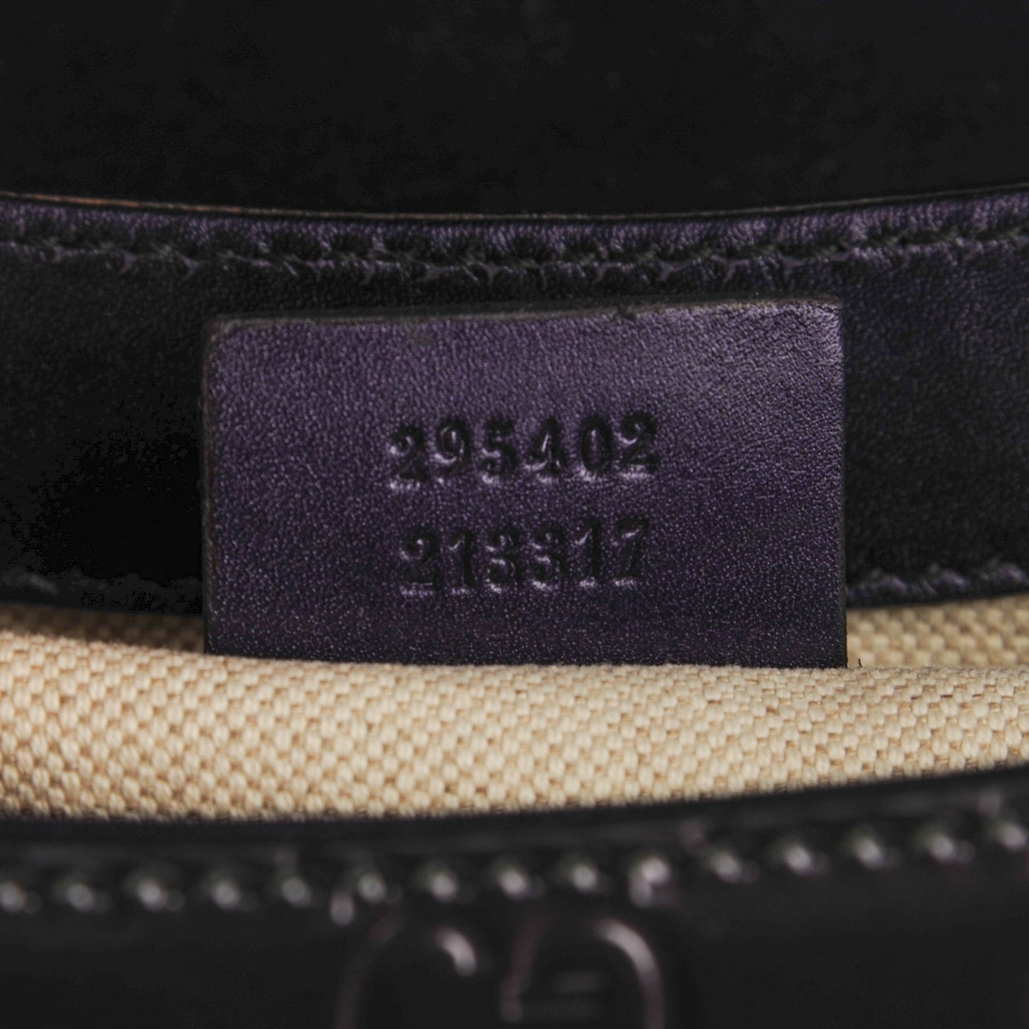 Shine Guccissima Medium Emily Chain Shoulder Bag Melanzana