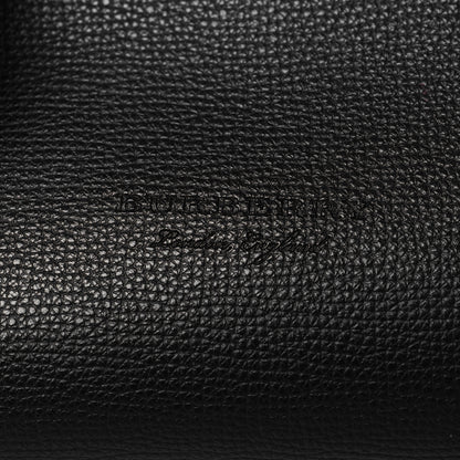 Burberry Grainy Calfskin Haymarket Check Small Reversible Tote Black 5 of 15