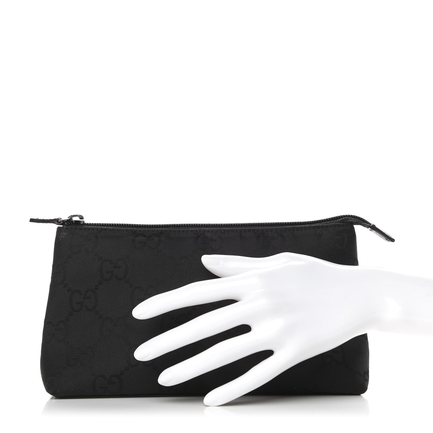 Gucci Nylon Monogram Cosmetic Pouch Black 2 of 9
