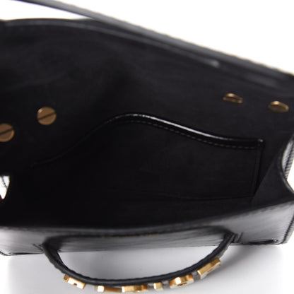 Christian Dior Crinkled Calfskin Mini J'Adior Chain Flap Bag Black 5 of 8