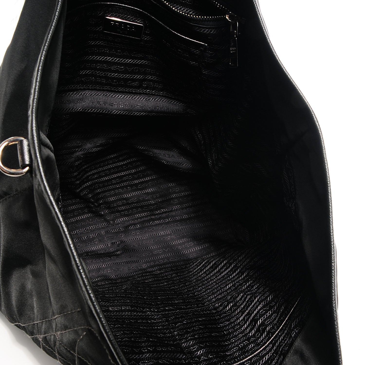 Prada Tessuto Robot Shopping Tote Black 5 of 8