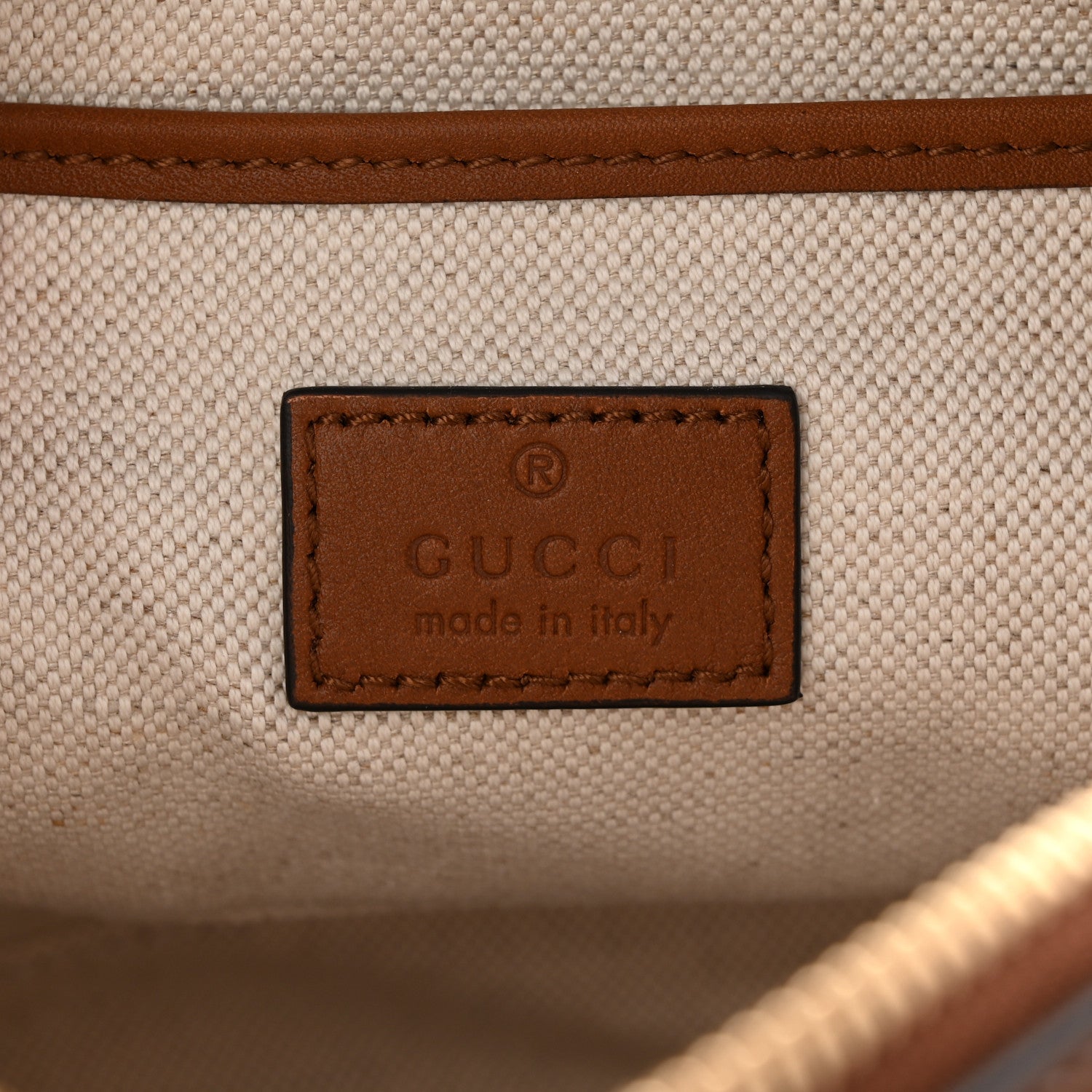 Gucci GG Supreme Calfskin Mini Blondie Bag Beige Ebony Sundial 5 of 9
