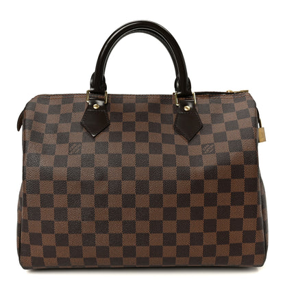 Louis Vuitton Damier Ebene Speedy 30 1 of 12