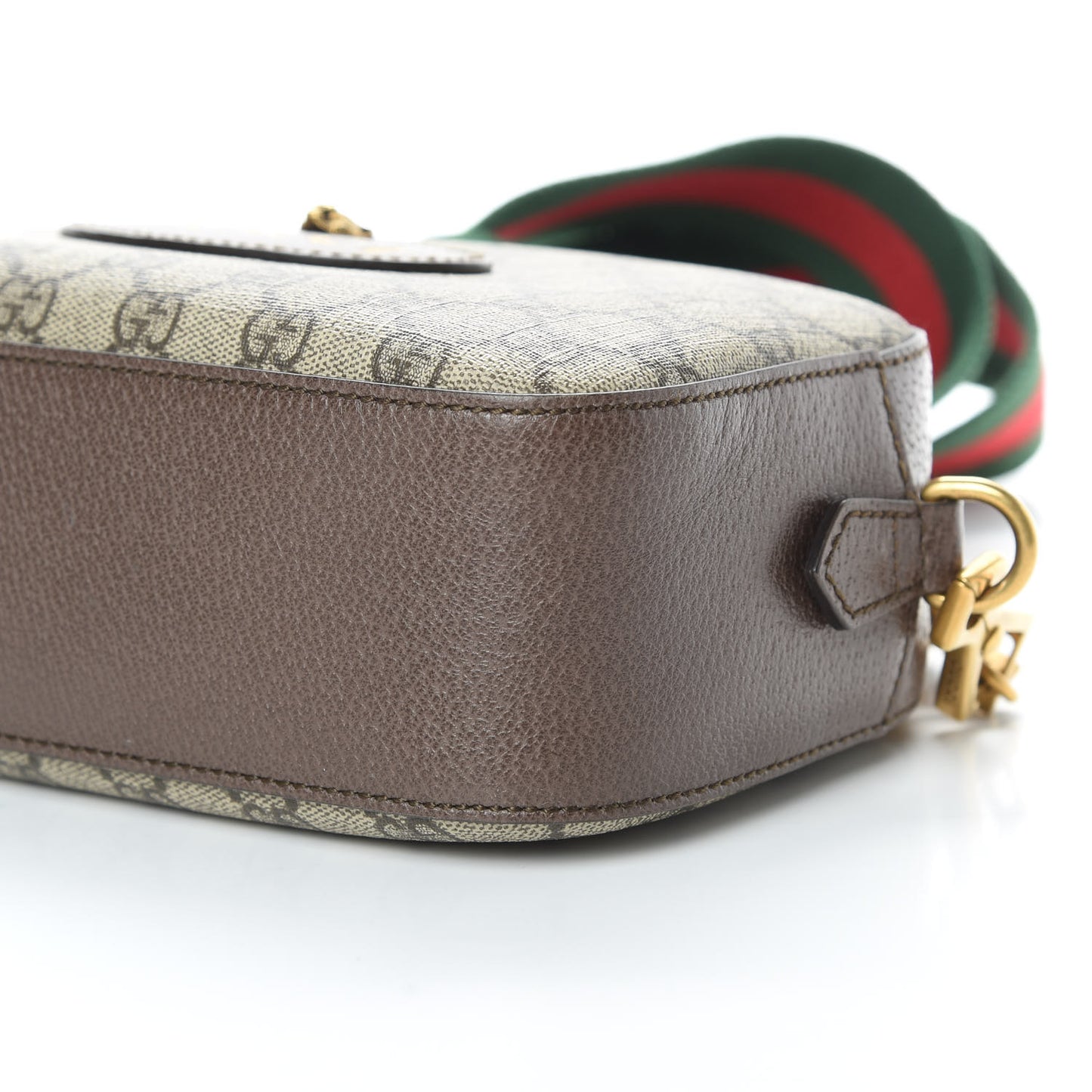 GG Supreme Monogram Web Neo Vintage Shoulder Bag Beige New Acero Crop