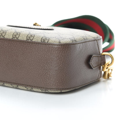 Gucci GG Supreme Monogram Web Neo Vintage Shoulder Bag Beige New Acero Crop 10 of 12