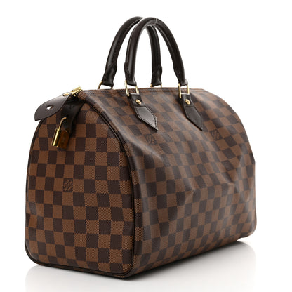 Louis Vuitton Damier Ebene Speedy 30 3 of 10