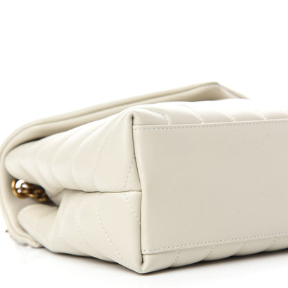 Saint Laurent Calfskin Y Quilted Monogram Small Loulou Chain Satchel Crema Soft 6 of 12