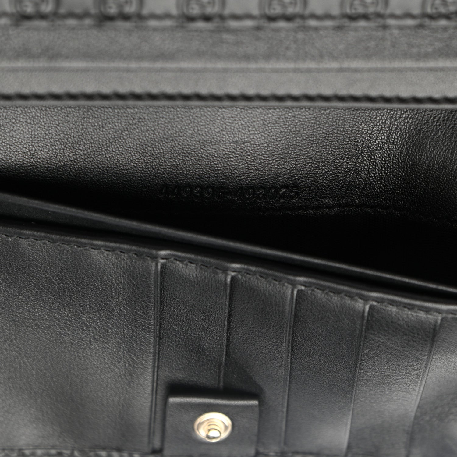 Gucci Soft Microguccissima Continental Wallet Black 7 of 7