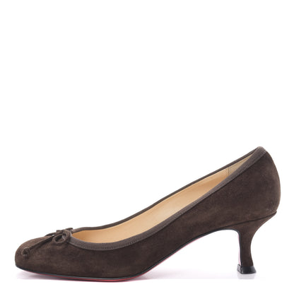 Christian Louboutin Suede Neo Mars 45 Pumps 36 Brown 1 of 7