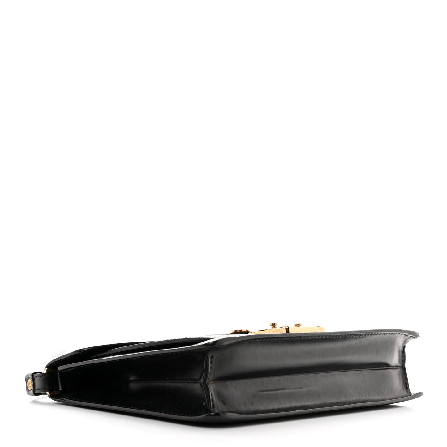 Epi Pochette Sellier Dragonne Clutch Black