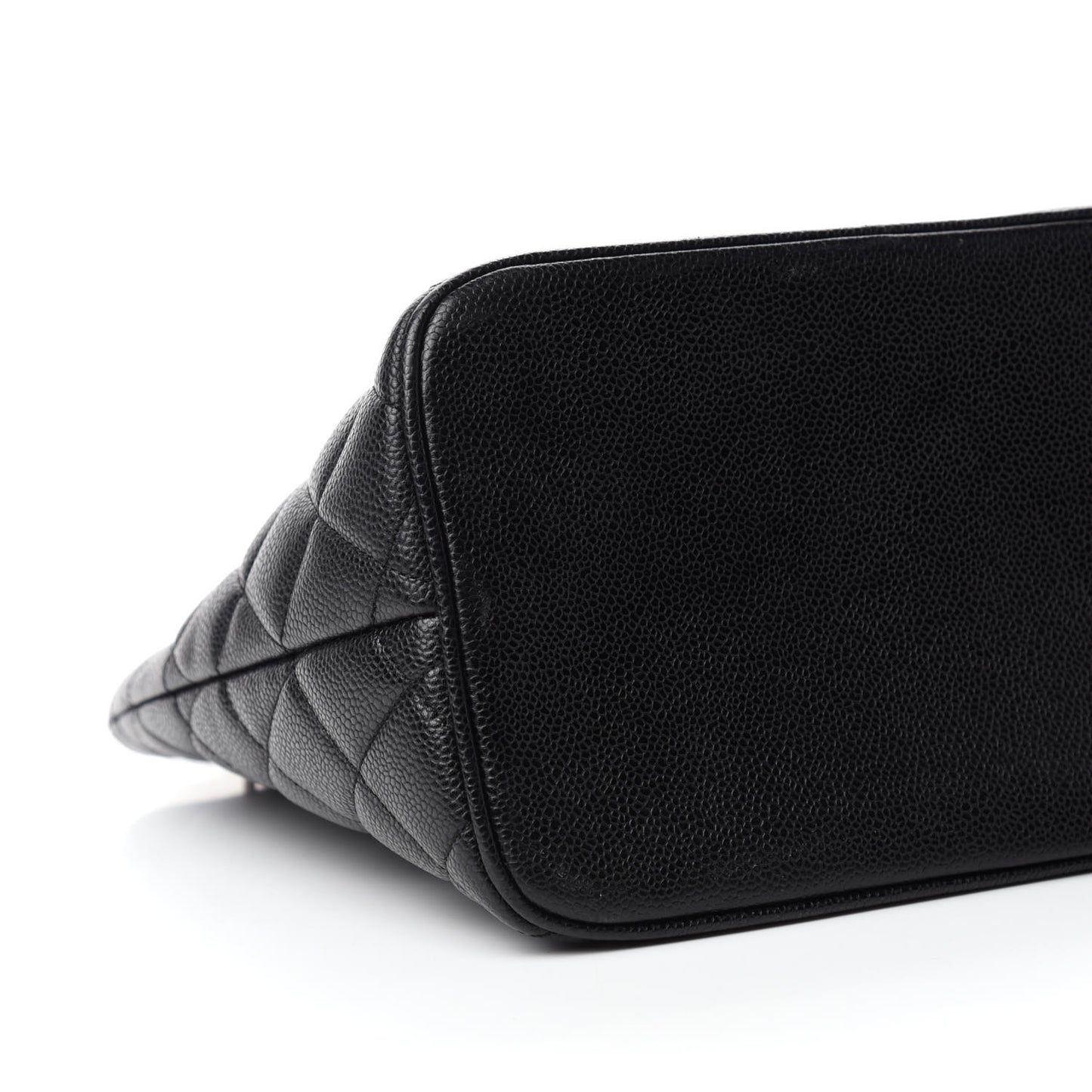 Caviar Quilted Medallion Tote Black