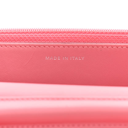 Chanel Patent Quilted Wallet On Chain WOC Coral 6 of 16