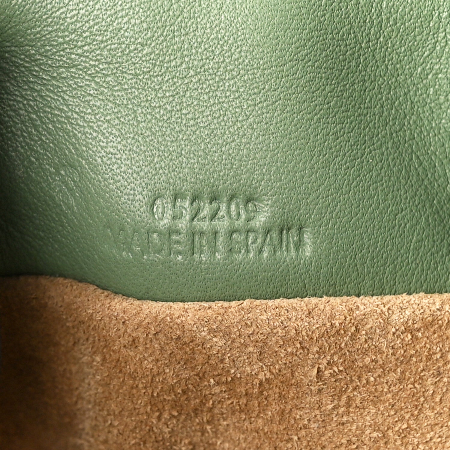 Loewe Calfskin Mini Flamenco Knot Clutch Rosemary 7 of 11