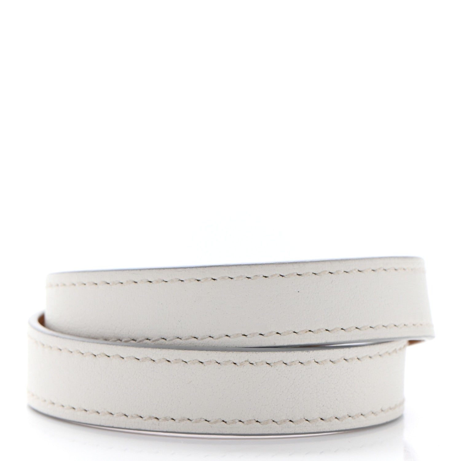 Hermes Swift Kelly Double Tour Bracelet T3 White 3 of 7