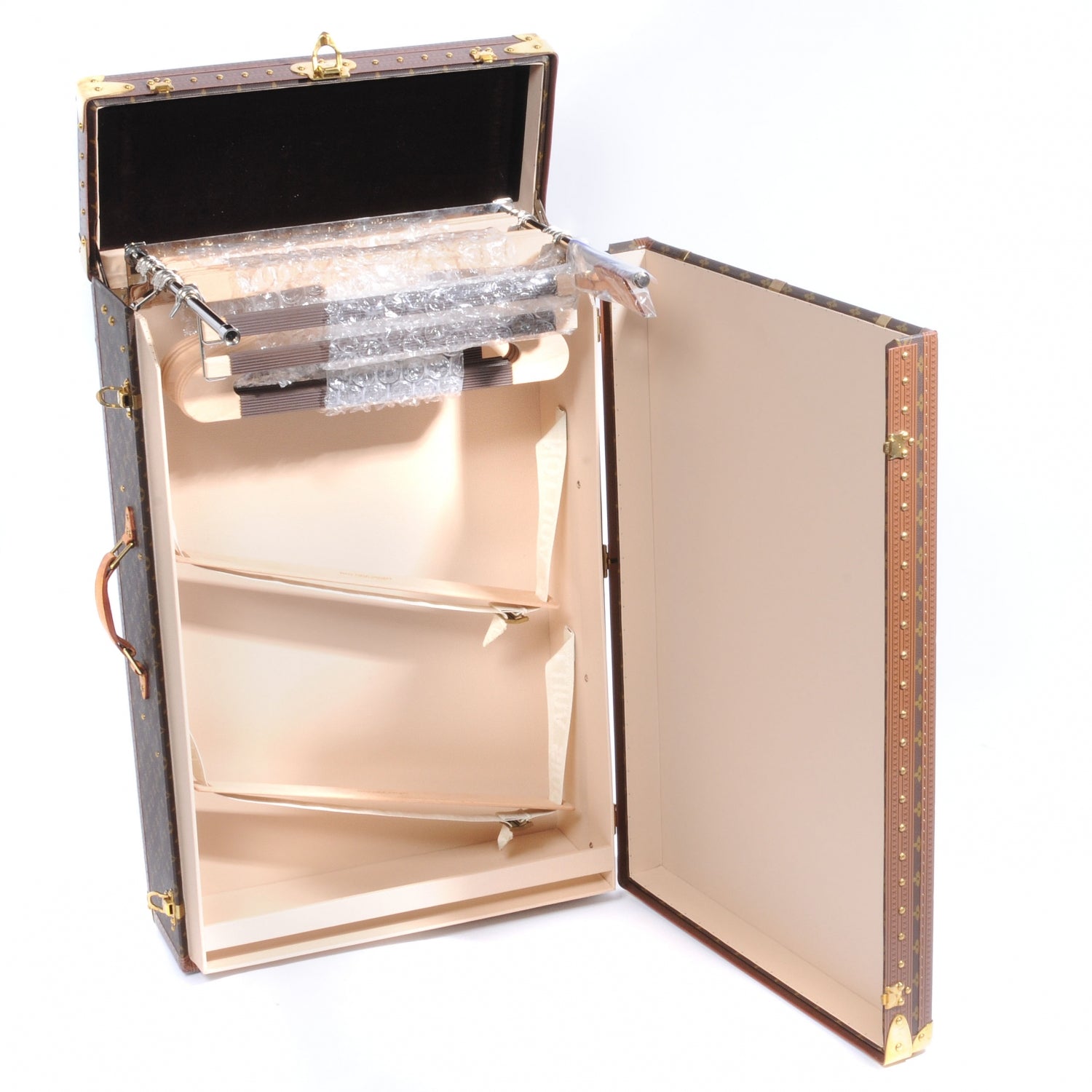 Louis Vuitton Monogram Custom Standing Wardrobe Trunk 14 of 16