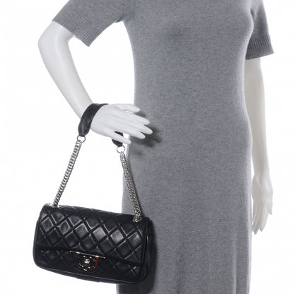Chanel Lambskin Icons Secret Label Medium Flap Black 2 of 7