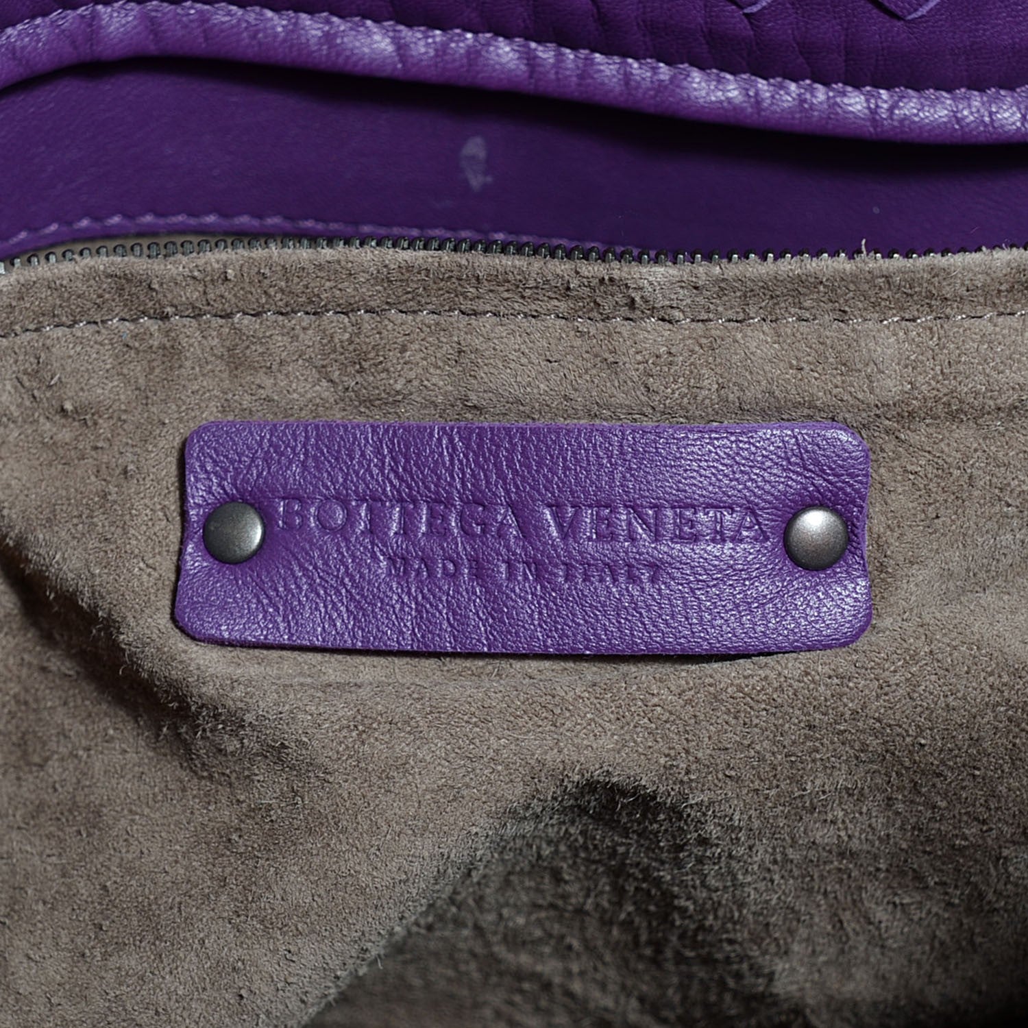 Bottega Veneta Nappa Intrecciato Medium Shoulder Bag Plum 6 of 9