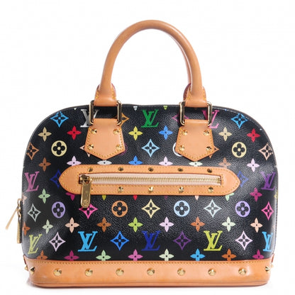 Louis Vuitton Monogram Multicolor Alma Black 1 of 9