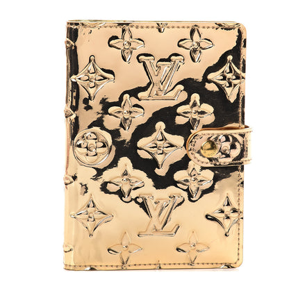 Louis Vuitton Monogram Miroir Small Ring Agenda Gold 1 of 5