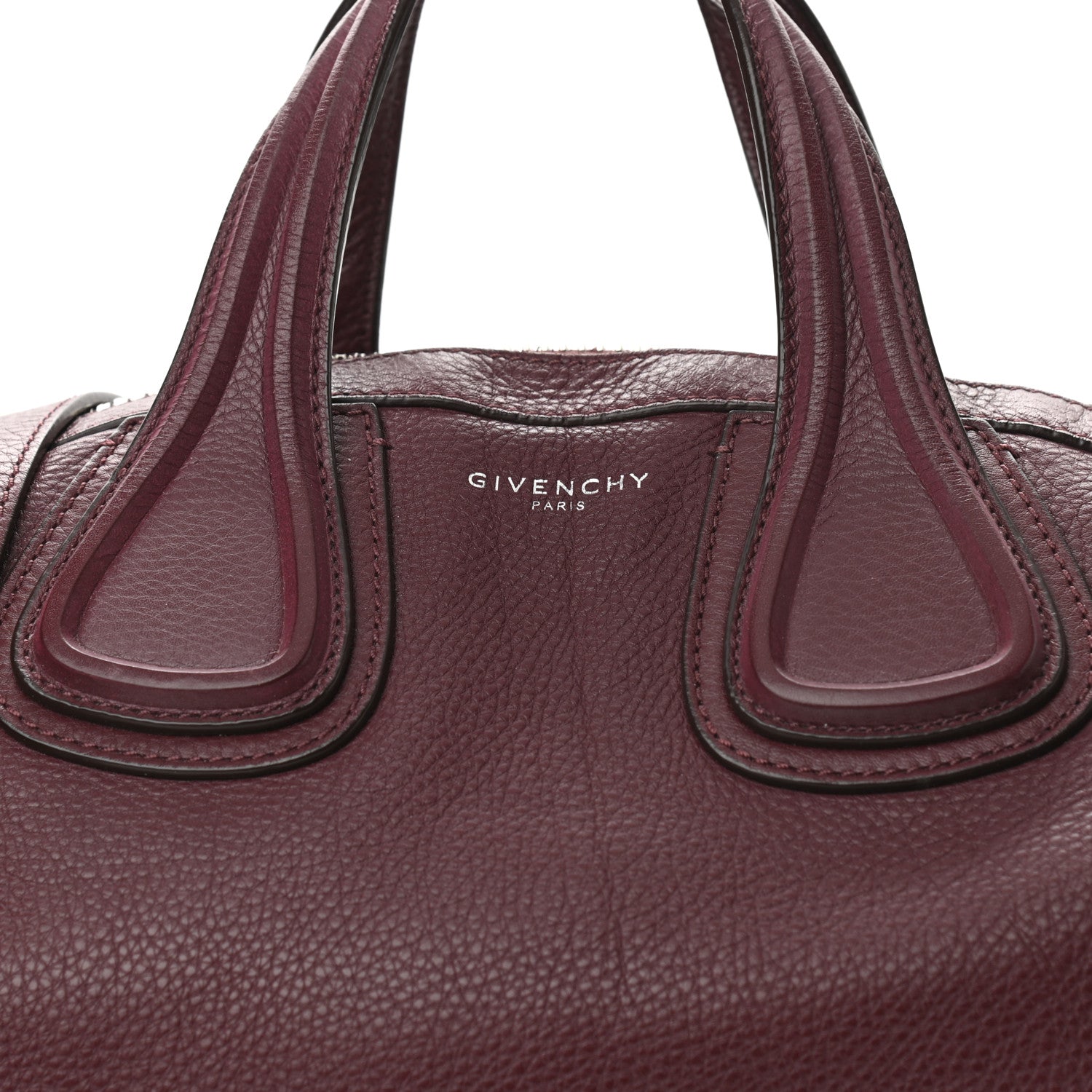 Givenchy Waxy Grained Calfskin Medium Nightingale Oxblood 7 of 16