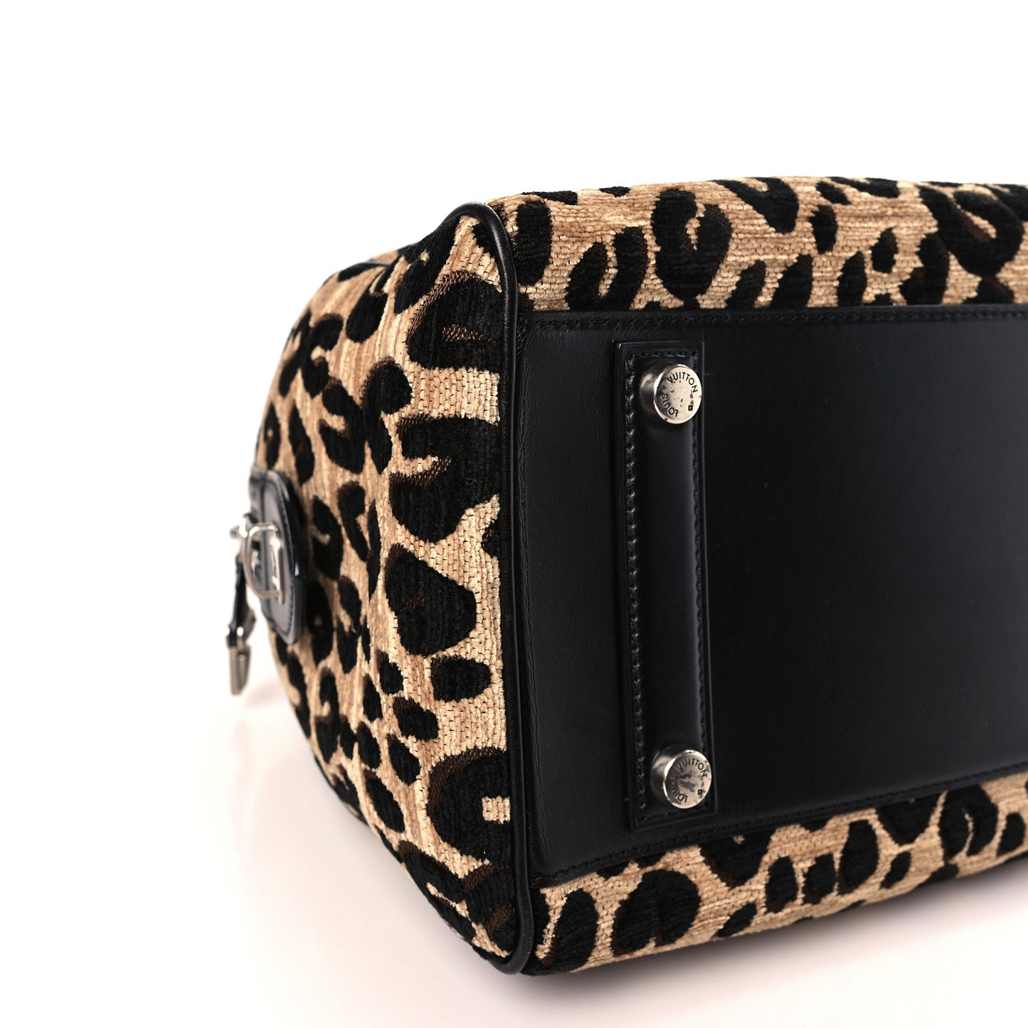 Jacquard Velvet Leopard Print Stephen Sprouse Speedy