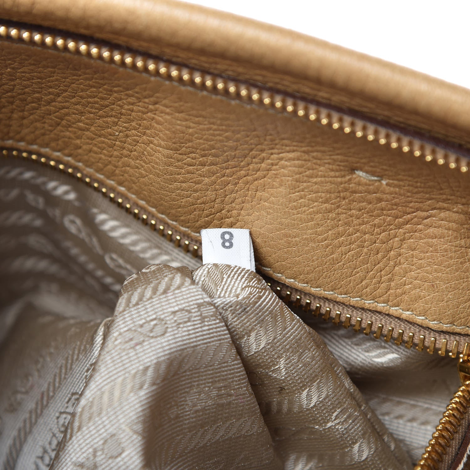 Prada Vitello Daino Tote Sughero 9 of 12