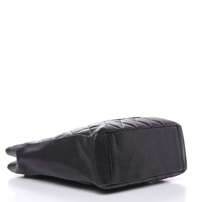 Chanel Caviar Quilted Petit Shopping Tote PST Black 4 of 17