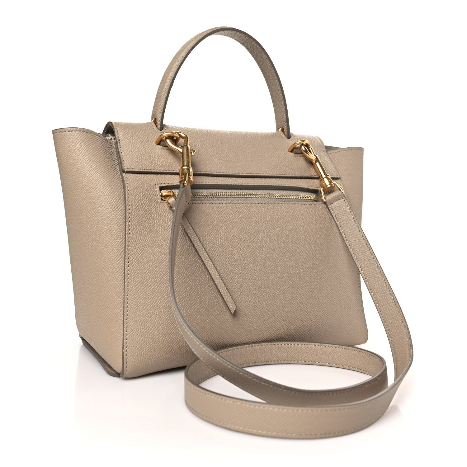 Celine Grained Calfskin Mini Belt Bag Light Taupe 3 of 9