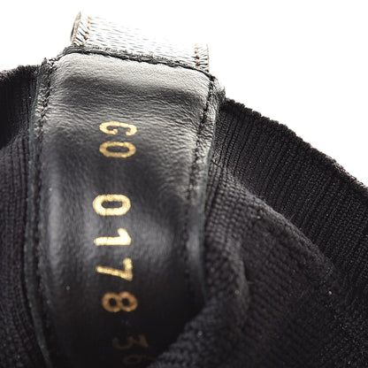 Louis Vuitton Stretch Fabric LV Black Heart Sock Sneaker 36.5 Black 9 of 9