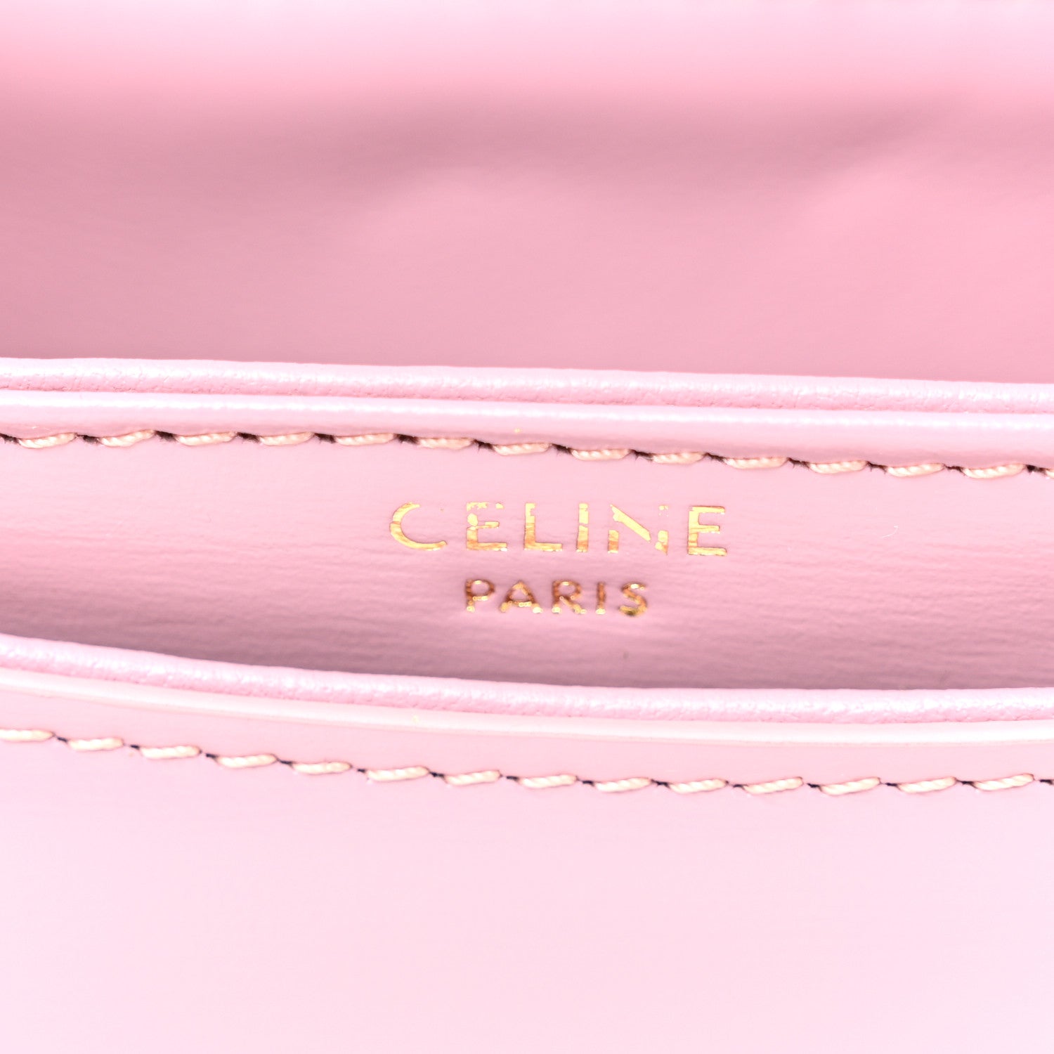 Celine Shiny Calfskin Triomphe Mini Besace Clea Petal 6 of 11