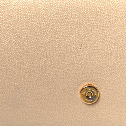 Saint Laurent Grain De Poudre Small Monogram Kate Satchel Nude Powder 13 of 17