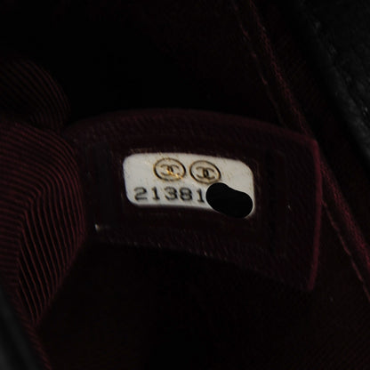 Chanel Calfskin Double Stitch Medium Boy Flap Black 7 of 8