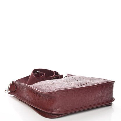 Hermes Taurillon Clemence Evelyne III PM Bordeaux 4 of 8