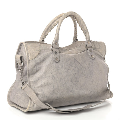 Balenciaga Agneau Marble Hardware City Grey 2 of 4