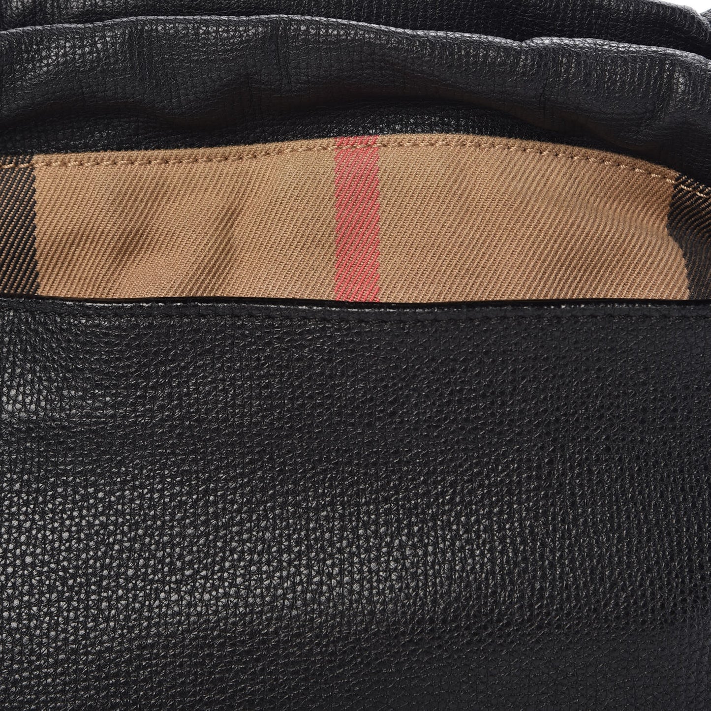 Calfskin House Check Little Crush Black
